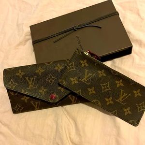Louis Vuitton Monogram Josephine Wallet NM Fuchsi